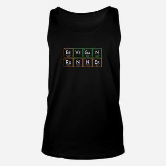 Be Vegan Runner Periodic Table Cool Vegan Runner Gift Unisex Tank Top - Thegiftio