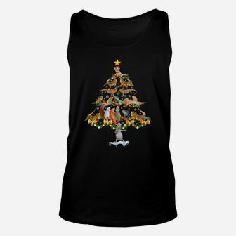 Bearded Dragon Christmas Tree Funny Reptile Lover Xmas Gifts Sweatshirt Unisex Tank Top | Crazezy AU