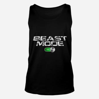 Beast Workout Mode Unisex Tank Top | Crazezy