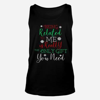 Being Related To Me Unisex Tank Top - Monsterry CA