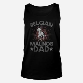 Belgian Malinois Dad Animal Pet Dog Daddy Belgian Malinois Unisex Tank Top | Crazezy