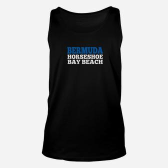 Bermuda Horseshoe Bay Beach Slim Unisex Tank Top - Thegiftio