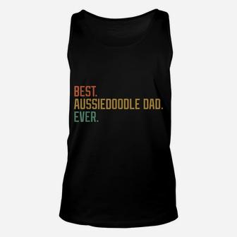 Best Aussiedoodle Dad Ever Dog Breed Father's Day Canine Unisex Tank Top | Crazezy DE
