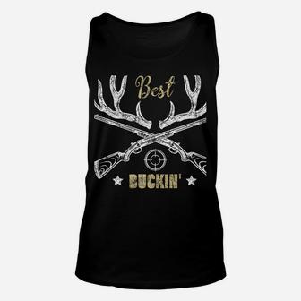 Best Buckin' Papa Ever Deer Hunters Hunting Gift Father Unisex Tank Top | Crazezy