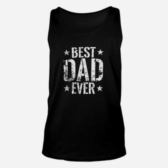 Best Dad Ever Funny Gifts For Dad Fathers Day Husband Unisex Tank Top | Crazezy DE