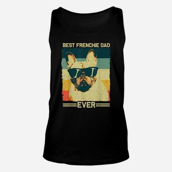 Best Frenchie Dad Design Men Father French Bulldog Lovers Unisex Tank Top | Crazezy CA