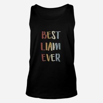 Best Liam Ever Retro Vintage First Name Gift Unisex Tank Top | Crazezy UK