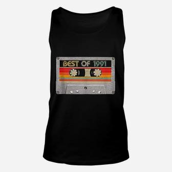 Best Of 1991 30Th Birthday Gifts Cassette Tape Vintage Unisex Tank Top | Crazezy CA