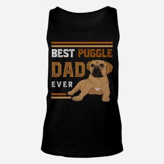 Best Puggle Dad Ever Cute Pet Animal Dog Lover Puggle Unisex Tank Top | Crazezy