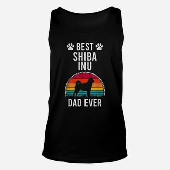 Best Shiba Inu Dad Ever Dog Lover Unisex Tank Top | Crazezy