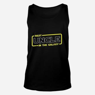 Best Uncle In The Galaxy Family Gratefulness Unisex Tank Top | Crazezy AU