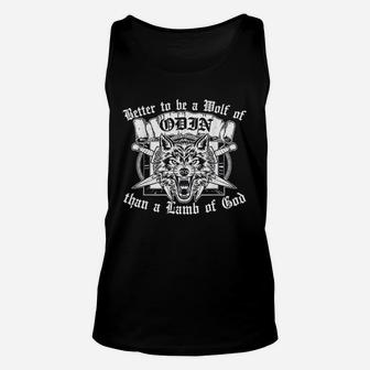 Better To Be A Wolf Of Odin Unisex Tank Top - Thegiftio