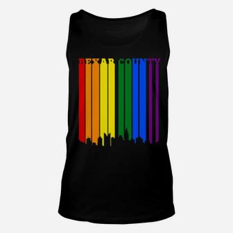 Bexar County Texas Lgbtq Gay Lesbian Pride T Shirt Unisex Tank Top - Monsterry