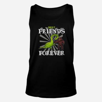 Bff Bigfoot And Loch Ness Monster Funny Gift Unisex Tank Top - Thegiftio UK