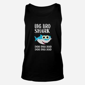 Big Bro Shark Doo Doo Big Brother Shark Gifts Matching Unisex Tank Top | Crazezy CA