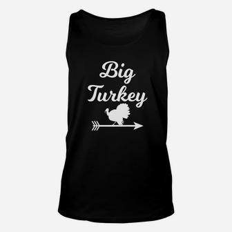 Big Turkey Funny Thanksgiving Thankful Fall Unisex Tank Top - Thegiftio UK