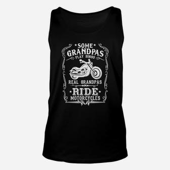 Biker Grandpa Shirts Unisex Tank Top - Thegiftio UK