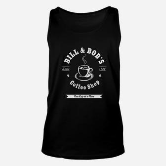 Bill And Bobs Coffee Shop Aa Recovery Gift Unisex Tank Top - Thegiftio UK