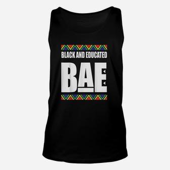 Black And Educated Black History Month Unisex Tank Top - Seseable