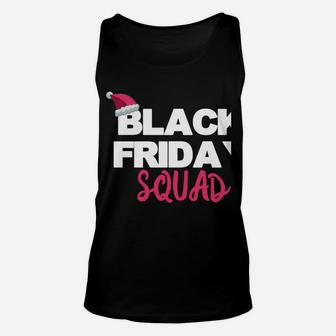 Black Friday Squad Funny Matching Shopping Team Christmas Unisex Tank Top | Crazezy CA