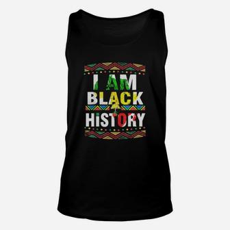 Black History I Am Black History Unisex Tank Top - Thegiftio UK