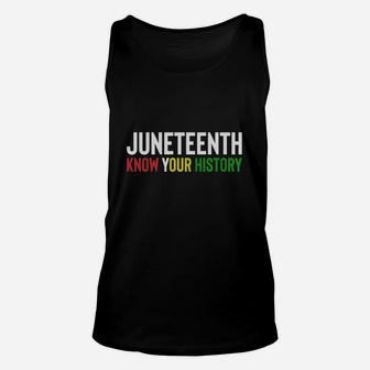 Black History Pride Juneteenth Unisex Tank Top - Thegiftio UK