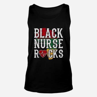Black Nurse Rocks Black African American Lives Matter Unisex Tank Top | Crazezy UK