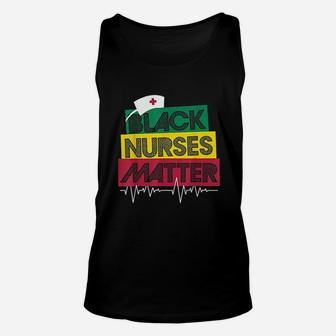 Black Nurses Matter Black History Month Unisex Tank Top | Crazezy AU