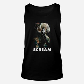 Black Scream Slasher Film Unisex Tank Top - Thegiftio UK