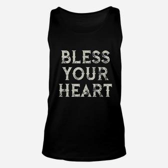 Bless Your Heart Funny Southern Slang Unisex Tank Top | Crazezy AU