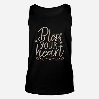 Bless Your Heart Unisex Tank Top | Crazezy CA