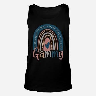 Blessed Gammy Funny Boho Cute Rainbow Family Unisex Tank Top | Crazezy