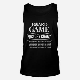 Board Game Victory Chant Role Play Rpg Meeple Unisex Tank Top | Crazezy