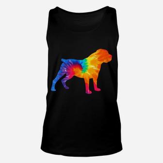 Boerboel Tie Dye Dog Mom Dad Pet Lover Cute Unisex Tank Top | Crazezy AU