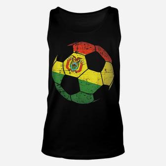 Bolivia Soccer Ball Flag Jersey Shirt Bolivian Football Gift Unisex Tank Top | Crazezy