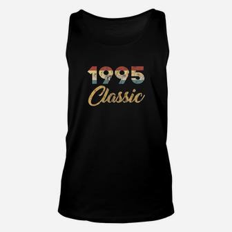 Born In 1995 Classic 90S Celebration Retro 26Th Birthday Unisex Tank Top | Crazezy