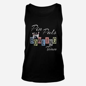 Bowling Team Pin Pals Bowler Unisex Tank Top | Crazezy AU