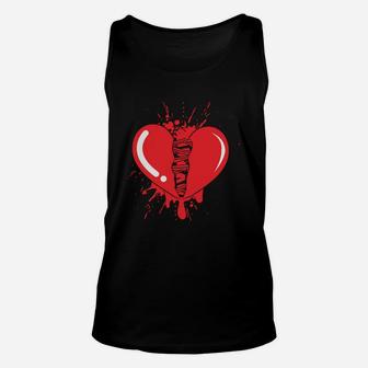 Broken Heart Gift For Valentines Day Happy Valentines Day Unisex Tank Top - Seseable