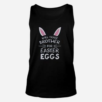Brother For Easter Eggs Siblings Easter Unisex Tank Top - Thegiftio UK