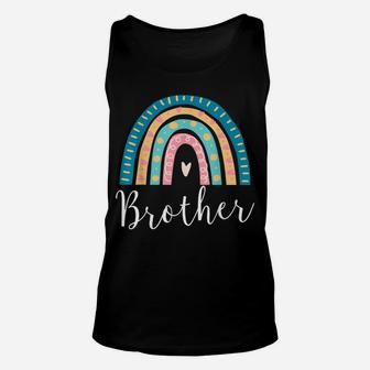 Brother Rainbow Sibling Gifts Men Family Matching Birthday Unisex Tank Top | Crazezy