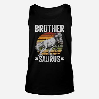 Brother Saurus Dinosaur Brothersaurus Family Matching T Rex Unisex Tank Top | Crazezy CA