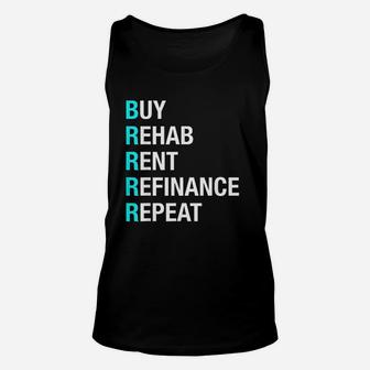 Brrrr Buy Rehab Rent Refinance Repeat Unisex Tank Top - Thegiftio UK