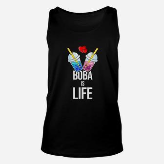Bubble Tea Funny Boba Is Life Tapioca Pearls Gift Unisex Tank Top | Crazezy