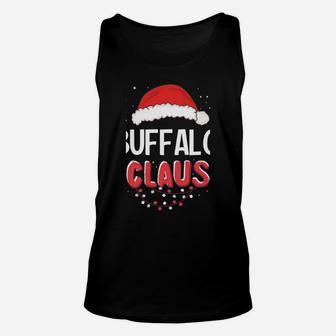 Buffalo Santa Claus Christmas Matching Costume Unisex Tank Top | Crazezy