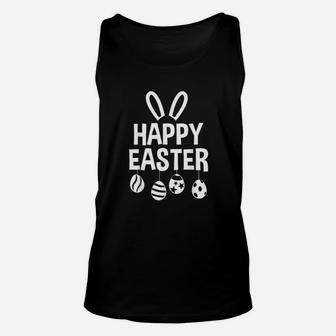 Bunny Design For Men Women For Easter Happy Easter Unisex Tank Top | Crazezy UK