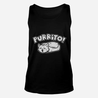 Burrito Cat Unisex Tank Top | Crazezy