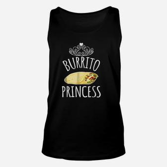Burrito Princess Cute Burrito Lover Unisex Tank Top - Thegiftio UK