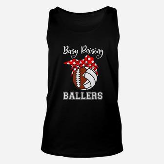 Busy Raising Ballers Unisex Tank Top | Crazezy CA