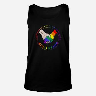 But I Stand Lgbt Unisex Tank Top - Monsterry