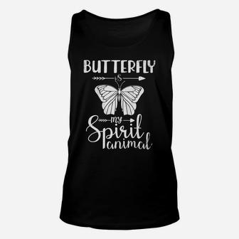 Butterfly Is My Spirit Animal Unisex Tank Top - Thegiftio